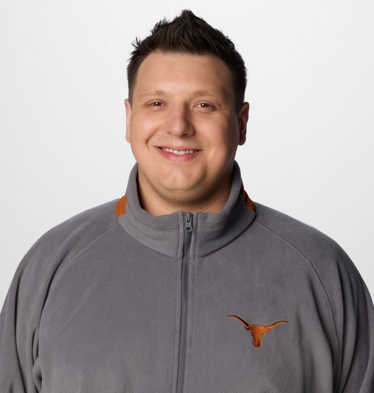 men collegiate flanker iv fleece jacket - texas - big