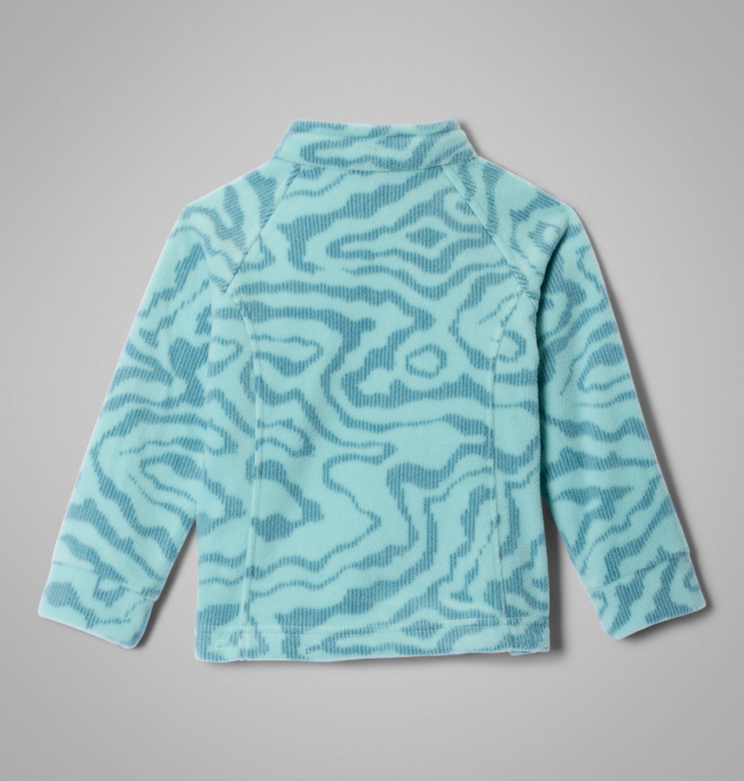 fleecejas met print van benton springs ii voor peutermeisjes