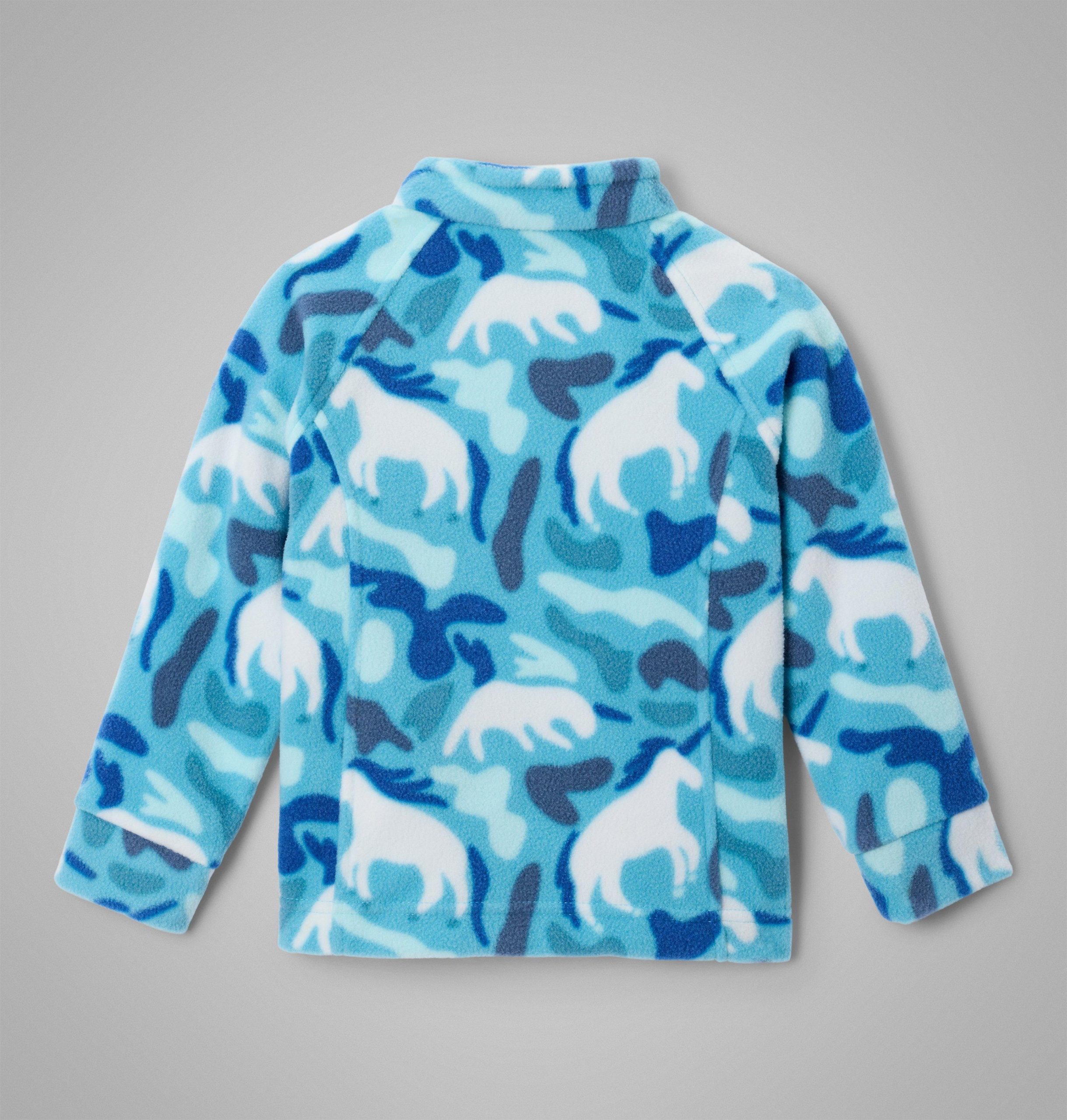 fleecejas met print van benton springs ii voor peutermeisjes