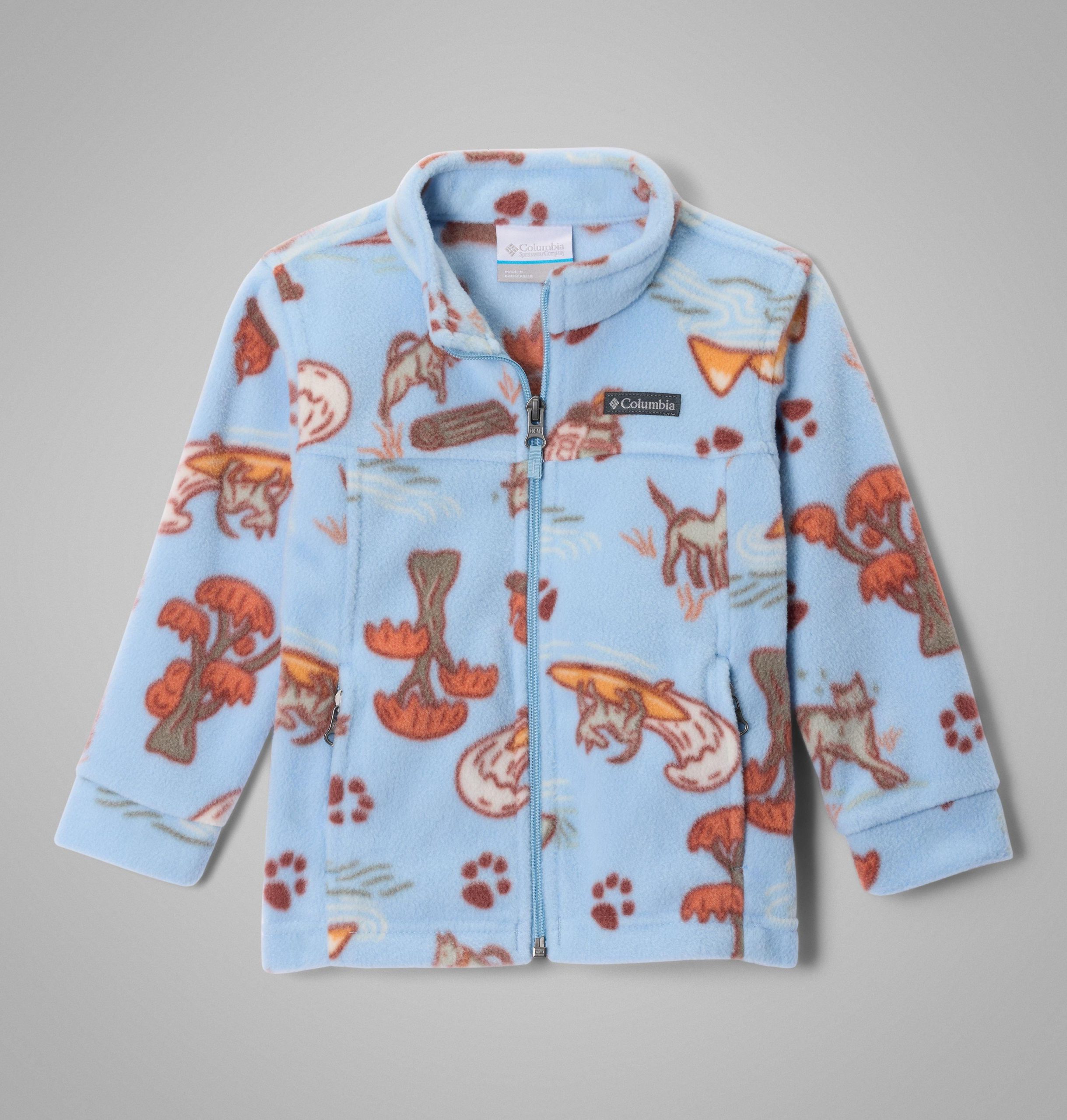 fleece met granieten bergprint voor peuters