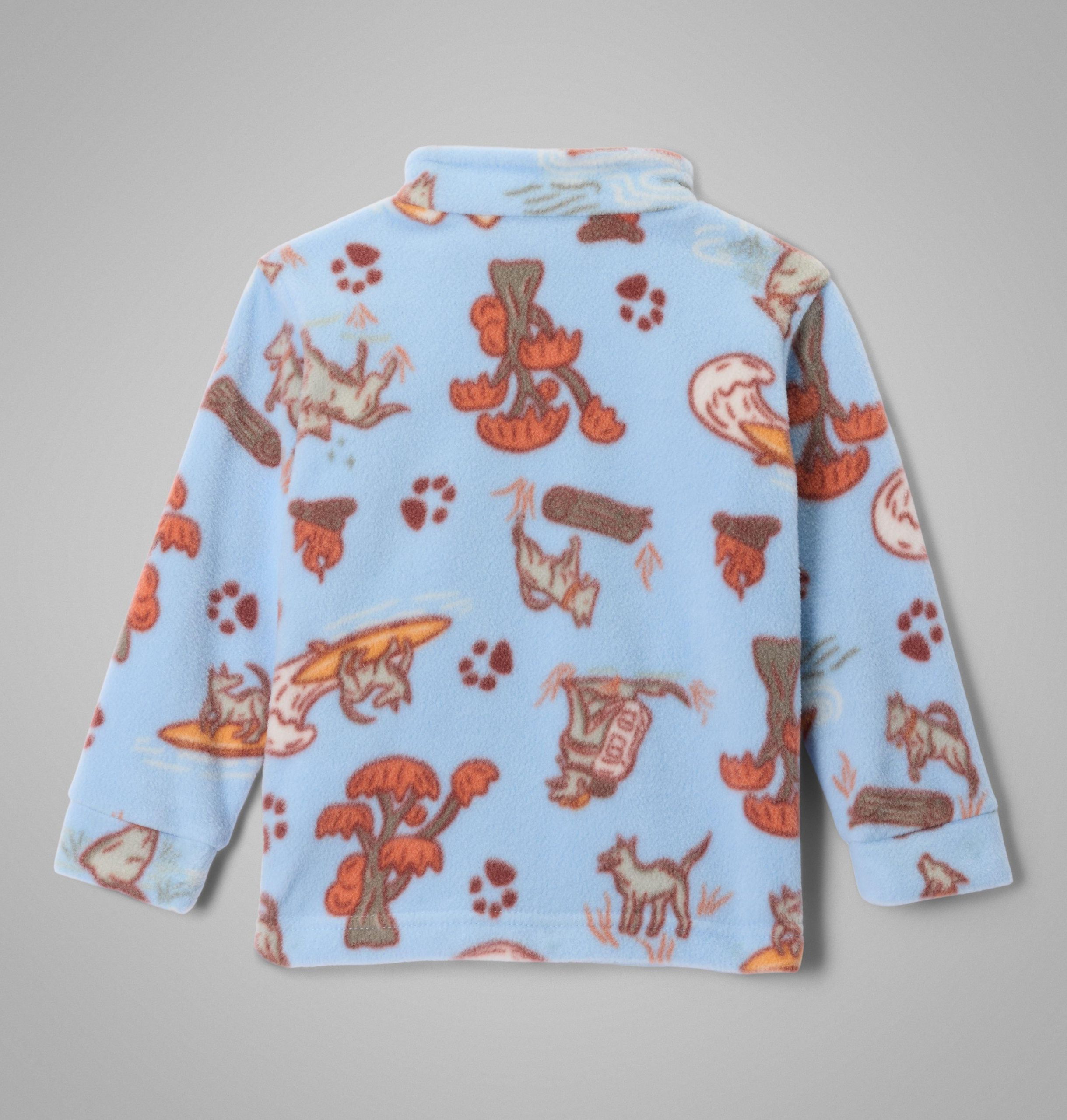 fleece met granieten bergprint voor peuters