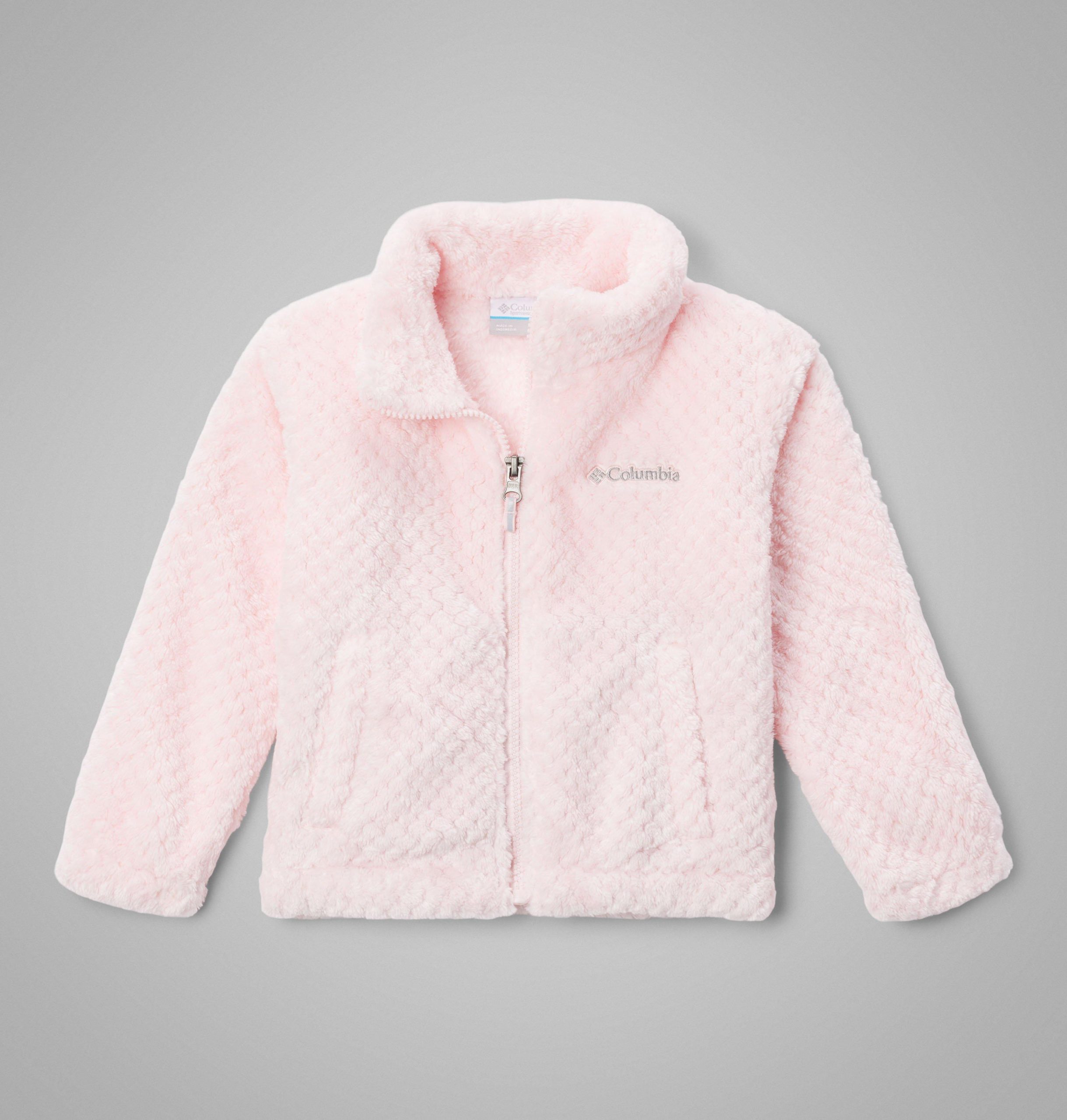 meisjes peuter fire side sherpa met volledige ritssluiting