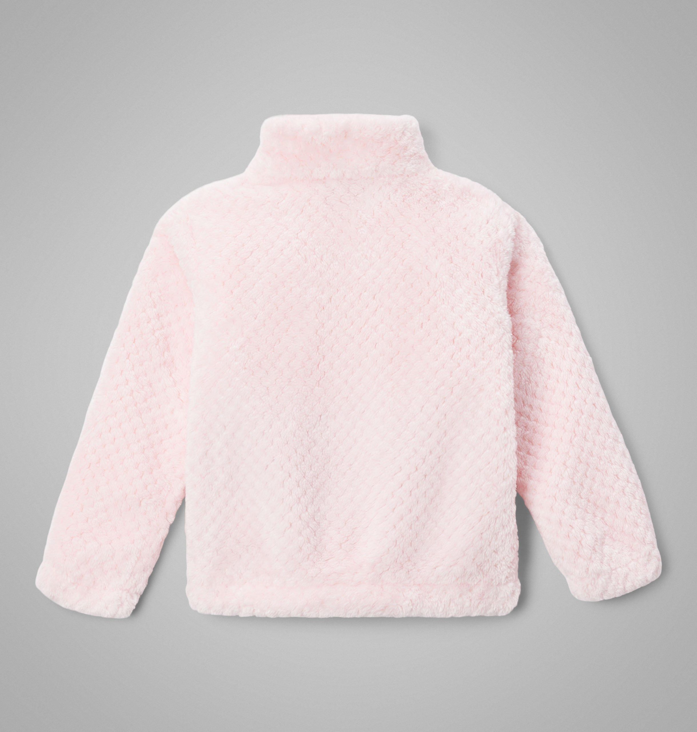 meisjes peuter fire side sherpa met volledige ritssluiting