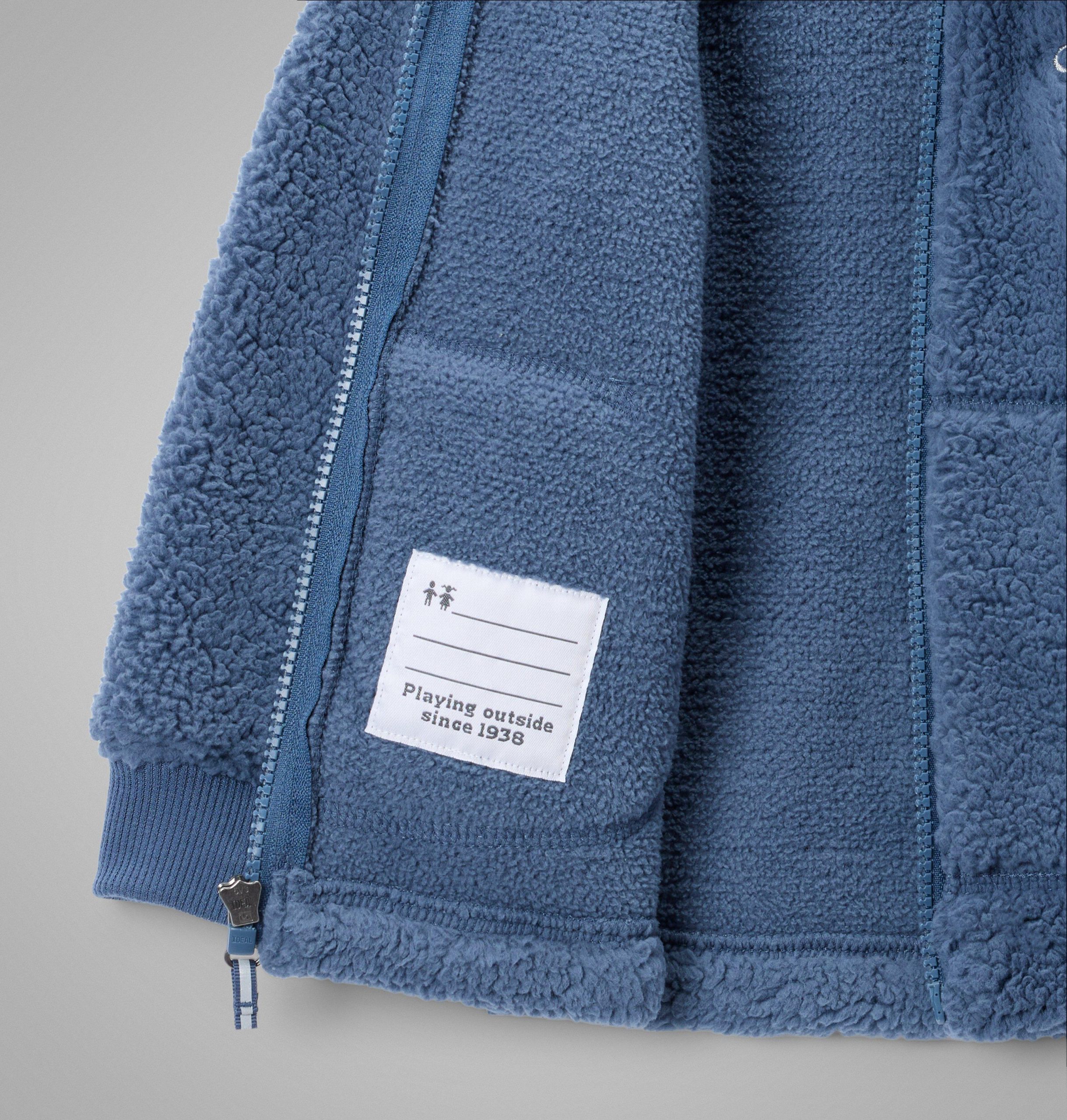 rugged ridge ii fleecejas met volledige ritssluiting voor peuters jongens