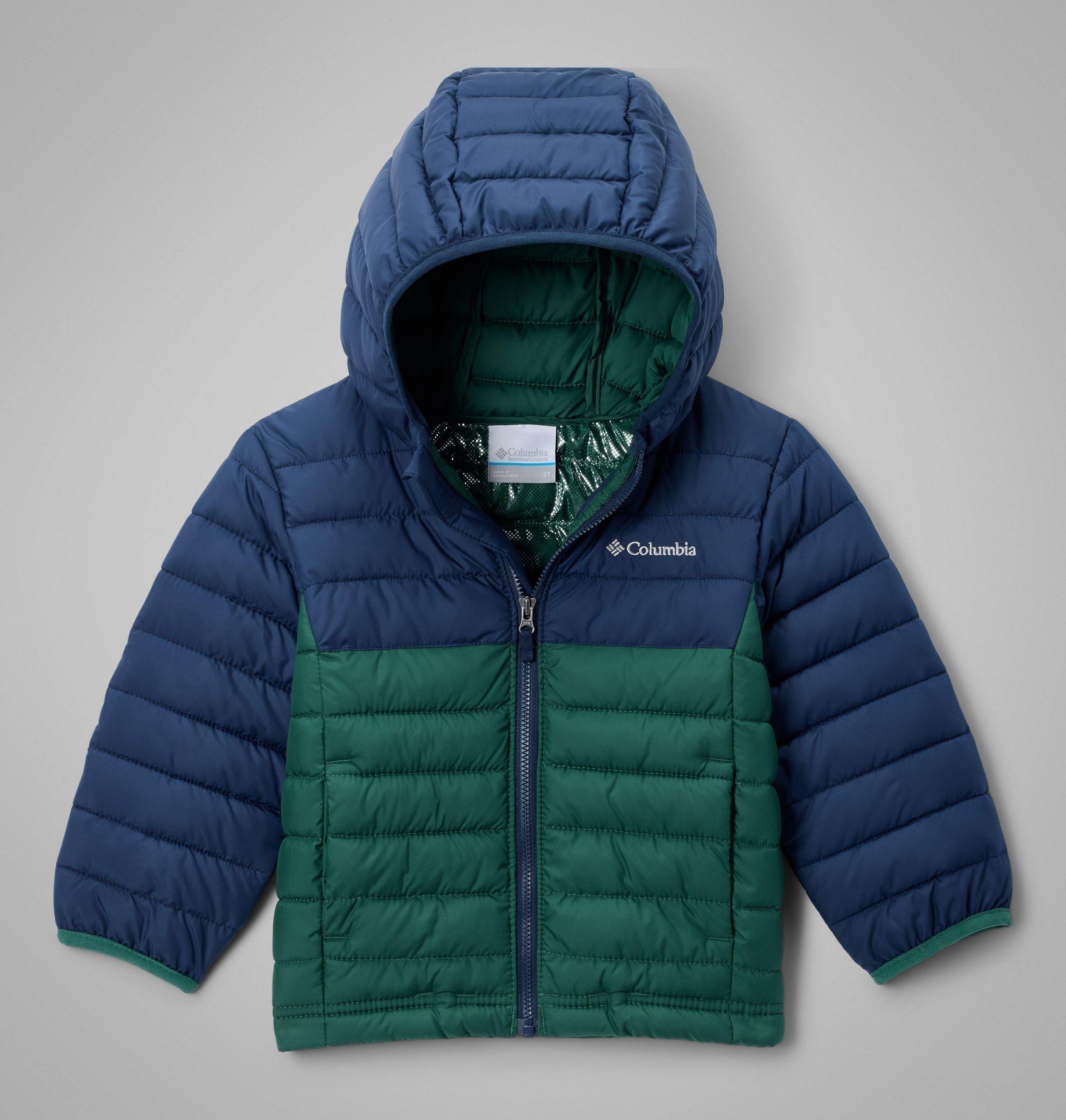 jongens peuter powder lite ii capuchonjas