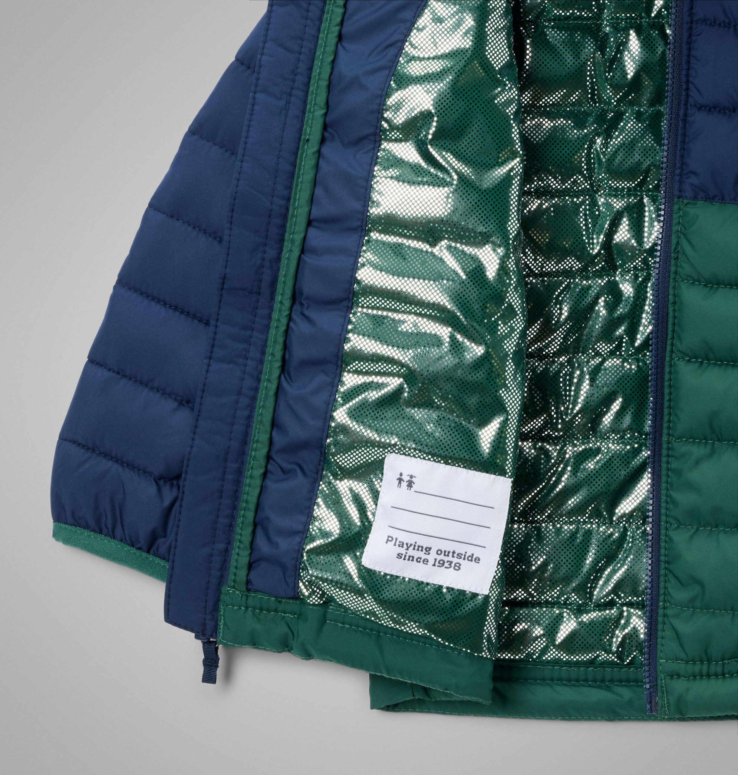 jongens peuter powder lite ii capuchonjas