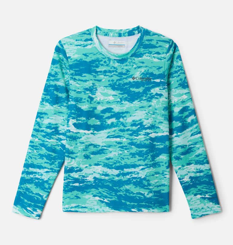 boys pfg solar stream printed long sleeve shirt