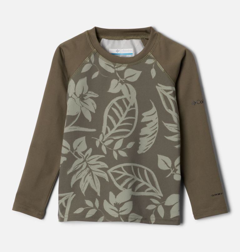 kids toddler sandy shores printed long sleeve sunguard shirt