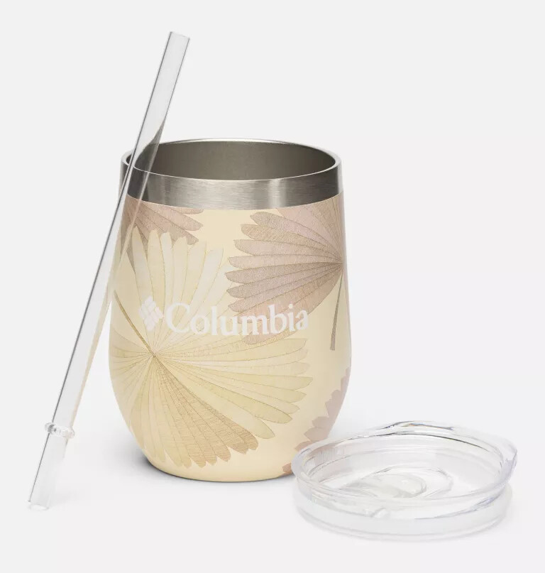 insulated tumbler with straw - 12 ounces
