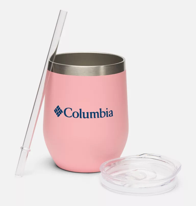 insulated tumbler with straw - 12 ounces