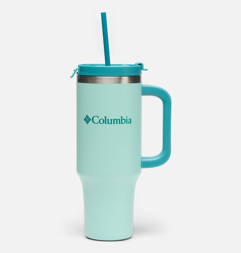 stainless steel vacuum tumbler with handle - 40 oz