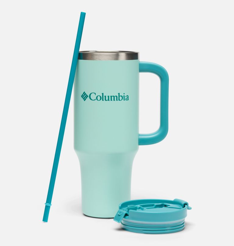 stainless steel vacuum tumbler with handle - 40 oz