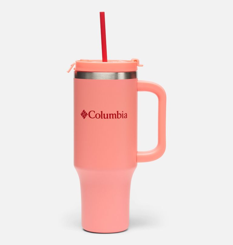stainless steel vacuum tumbler with handle - 40 oz