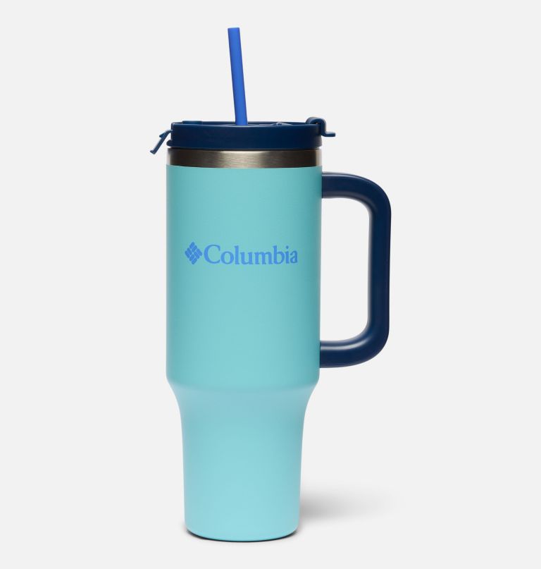 stainless steel vacuum tumbler with handle - 40 oz