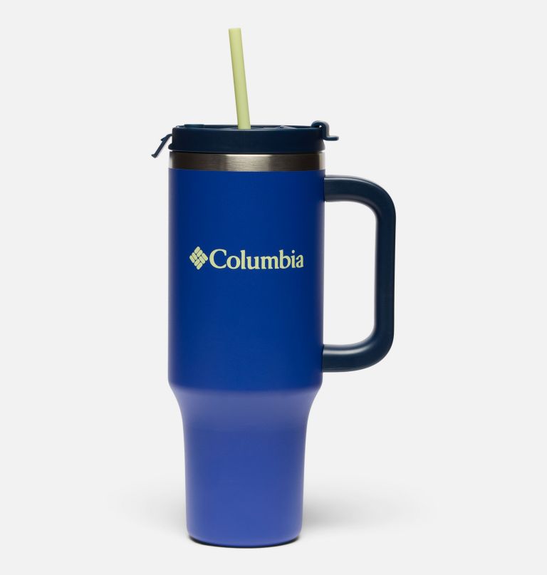stainless steel vacuum tumbler with handle - 40 oz