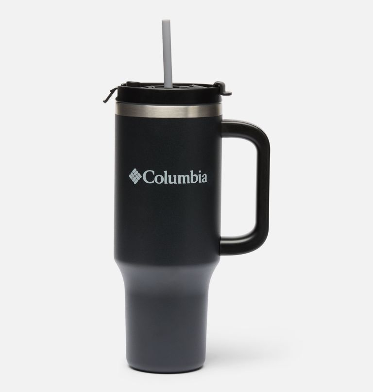 stainless steel vacuum tumbler with handle - 40 oz