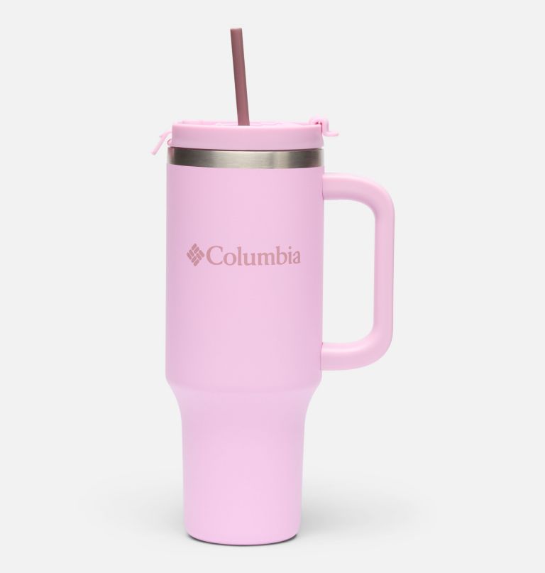 stainless steel vacuum tumbler with handle - 40 oz