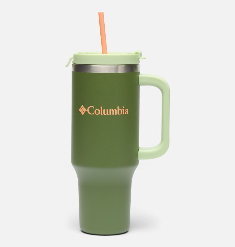stainless steel vacuum tumbler with handle - 40 oz