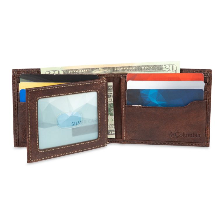 men torres extra capacity bifold wallet