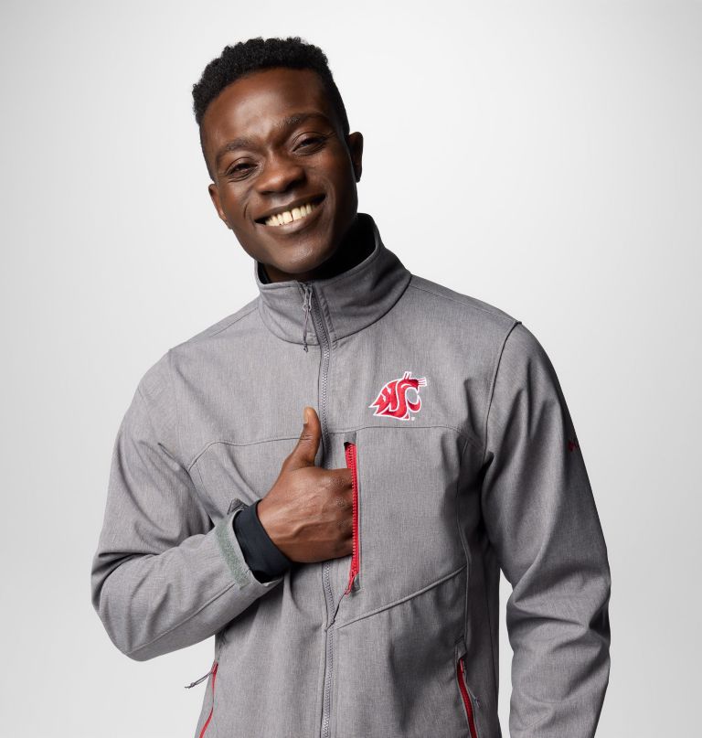 men collegiate ascender iii softshell - washington state