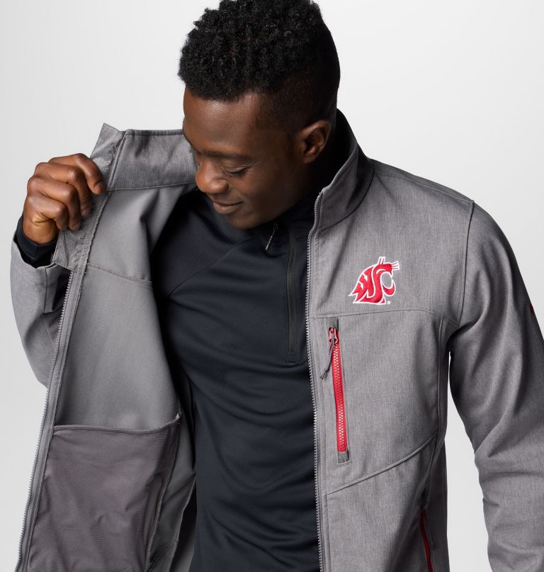 men collegiate ascender iii softshell - washington state