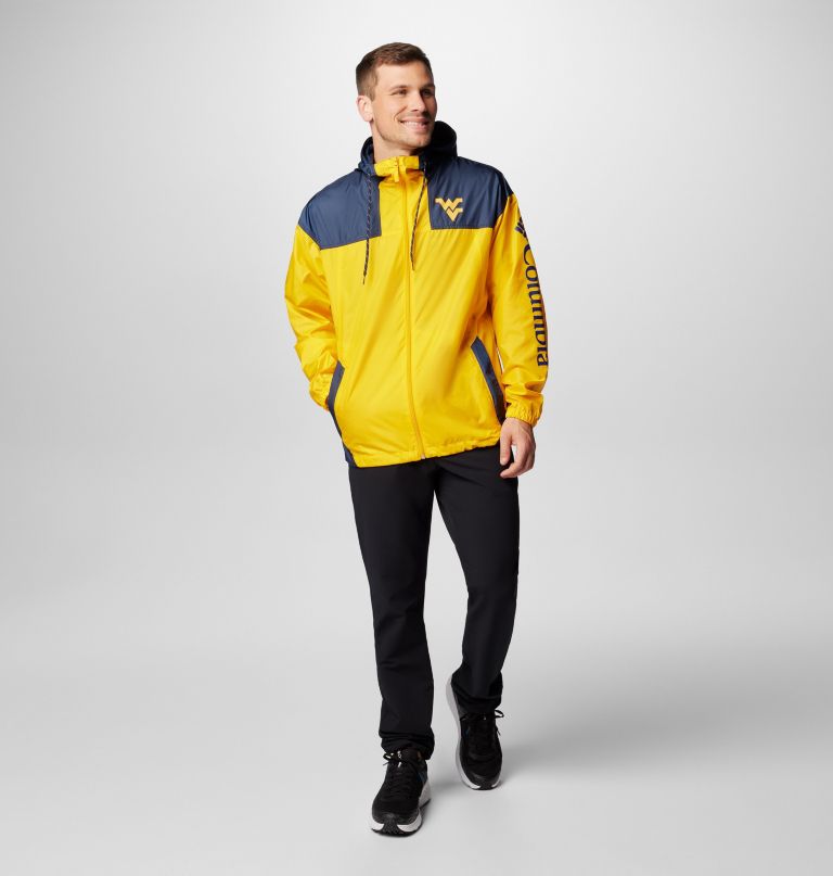men collegiate flash challenger ii windbreaker - west virginia