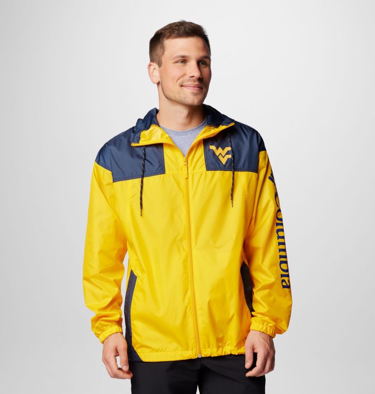 men collegiate flash challenger ii windbreaker - west virginia