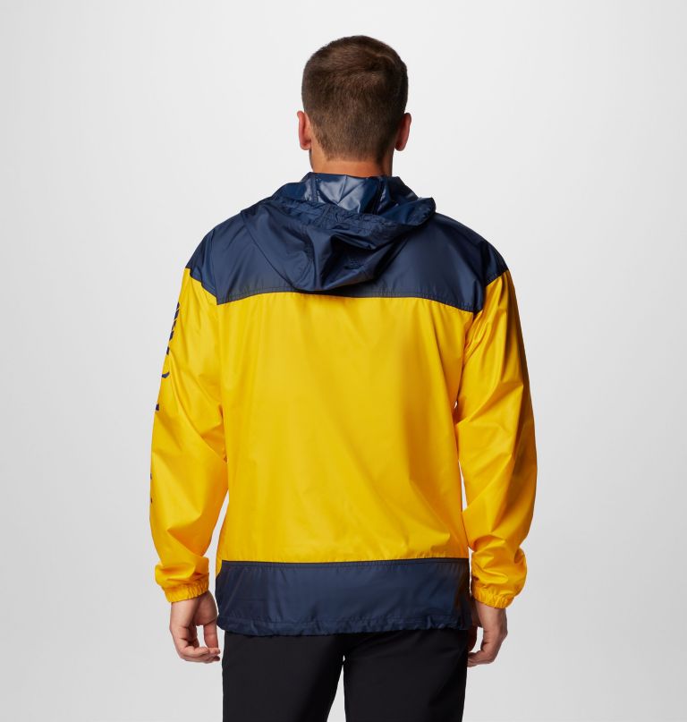 men collegiate flash challenger ii windbreaker - west virginia
