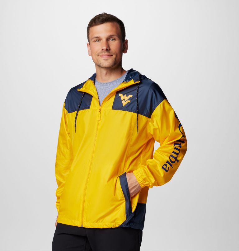 men collegiate flash challenger ii windbreaker - west virginia