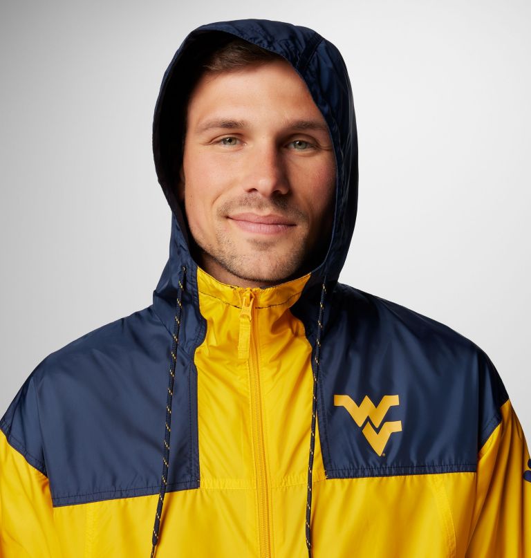 men collegiate flash challenger ii windbreaker - west virginia