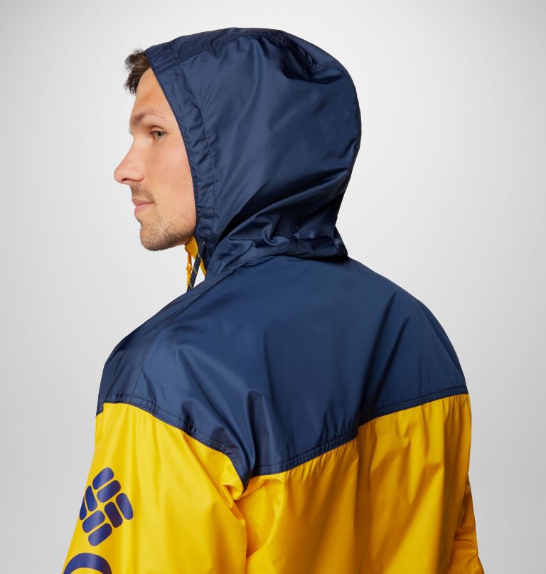 men collegiate flash challenger ii windbreaker - west virginia