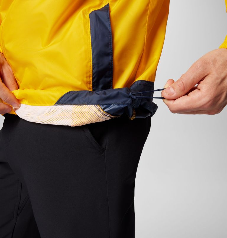 men collegiate flash challenger ii windbreaker - west virginia