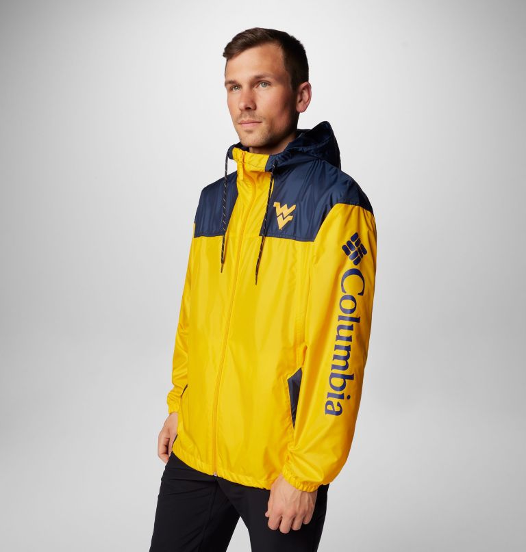 men collegiate flash challenger ii windbreaker - west virginia