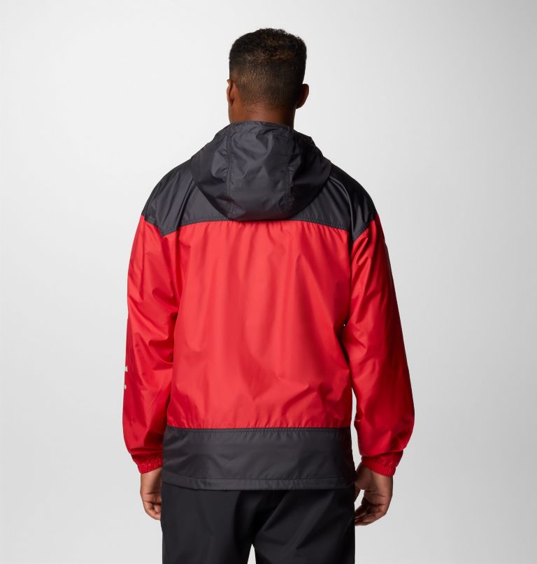 men collegiate flash challenger ii windbreaker - ohio state