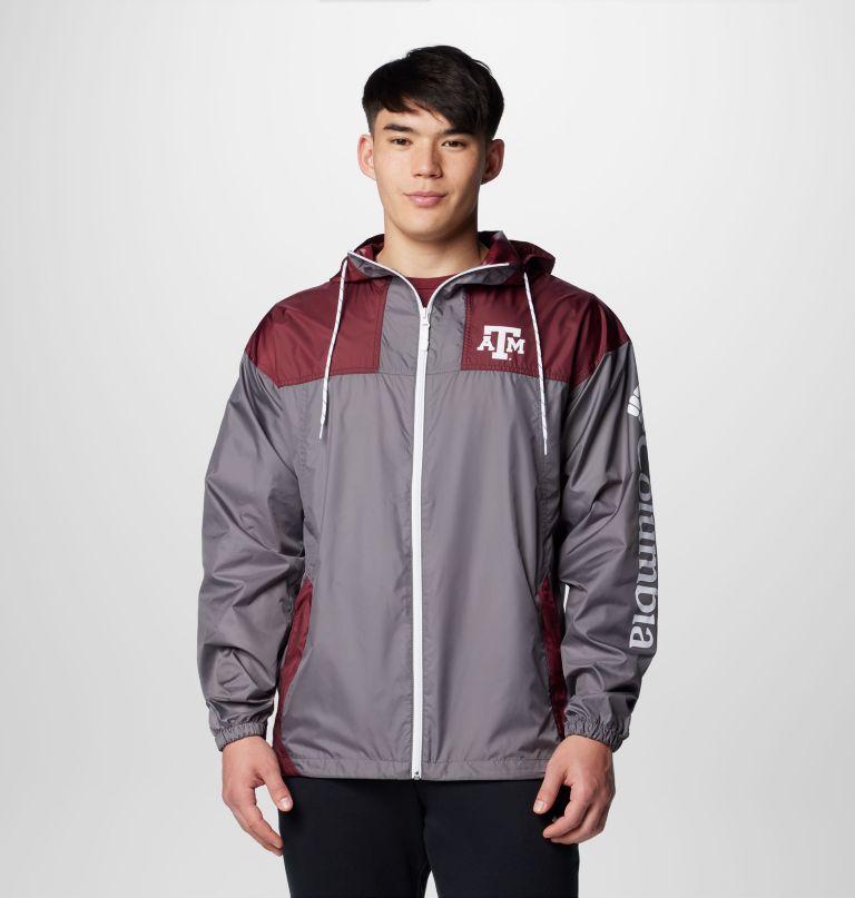 men collegiate flash challenger ii windbreaker - texas am