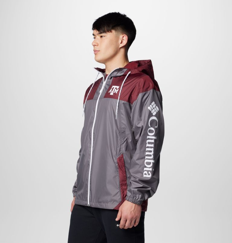 men collegiate flash challenger ii windbreaker - texas am