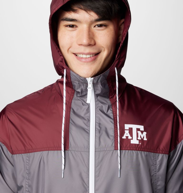 men collegiate flash challenger ii windbreaker - texas am