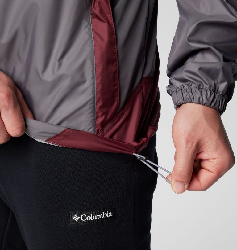 men collegiate flash challenger ii windbreaker - texas am