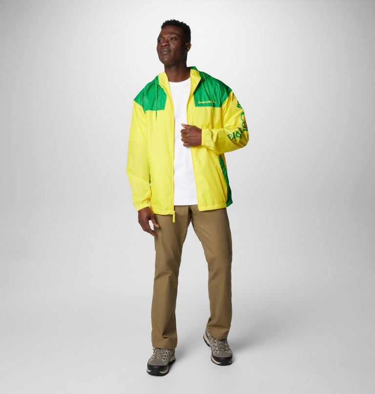 men collegiate flash challenger ii windbreaker - oregon