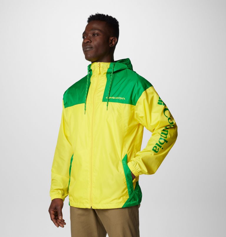 men collegiate flash challenger ii windbreaker - oregon