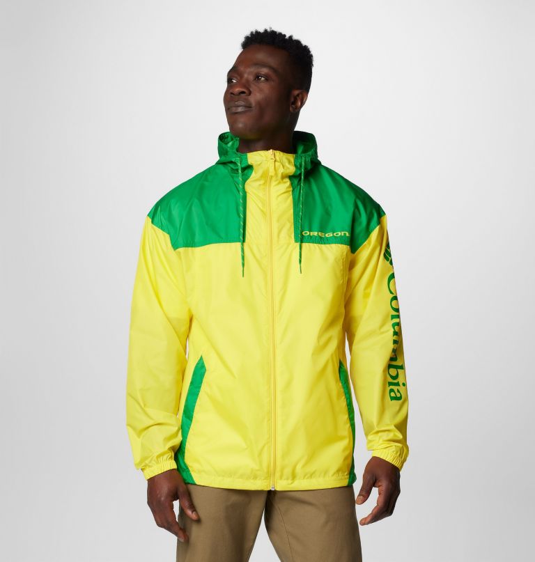 men collegiate flash challenger ii windbreaker - oregon