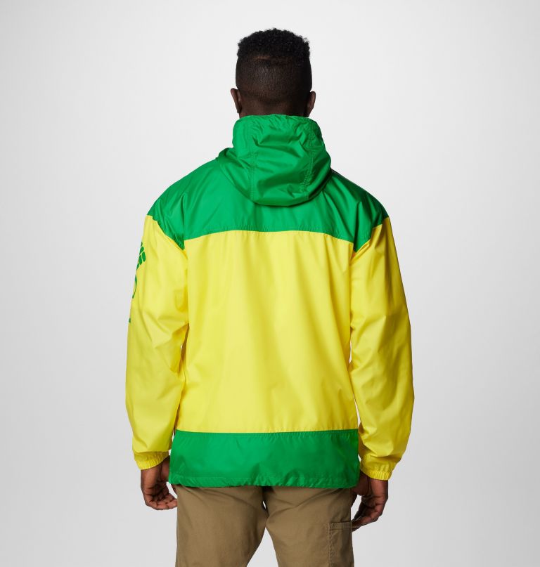 men collegiate flash challenger ii windbreaker - oregon