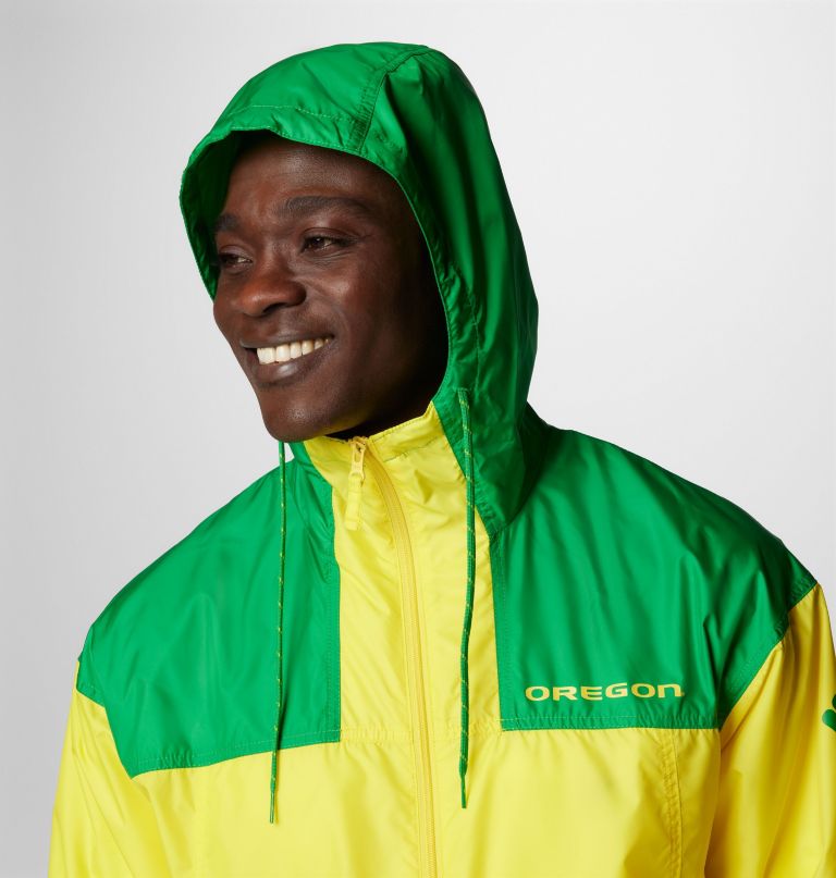 men collegiate flash challenger ii windbreaker - oregon