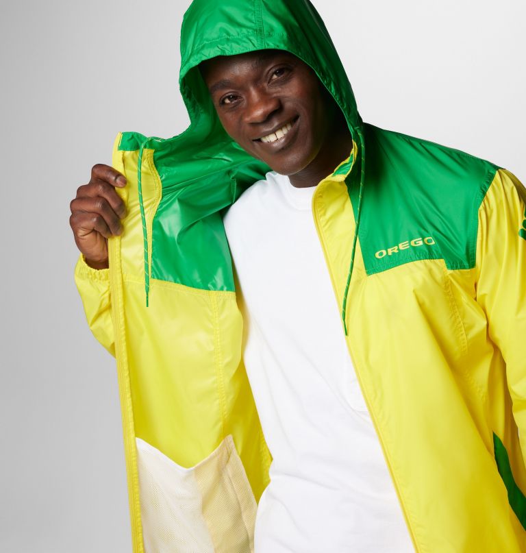 men collegiate flash challenger ii windbreaker - oregon