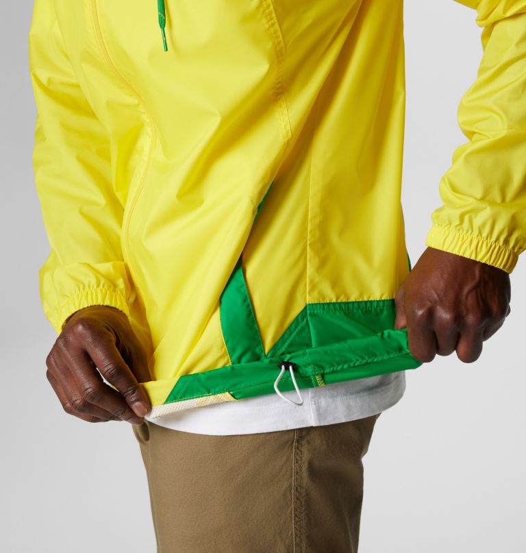 men collegiate flash challenger ii windbreaker - oregon