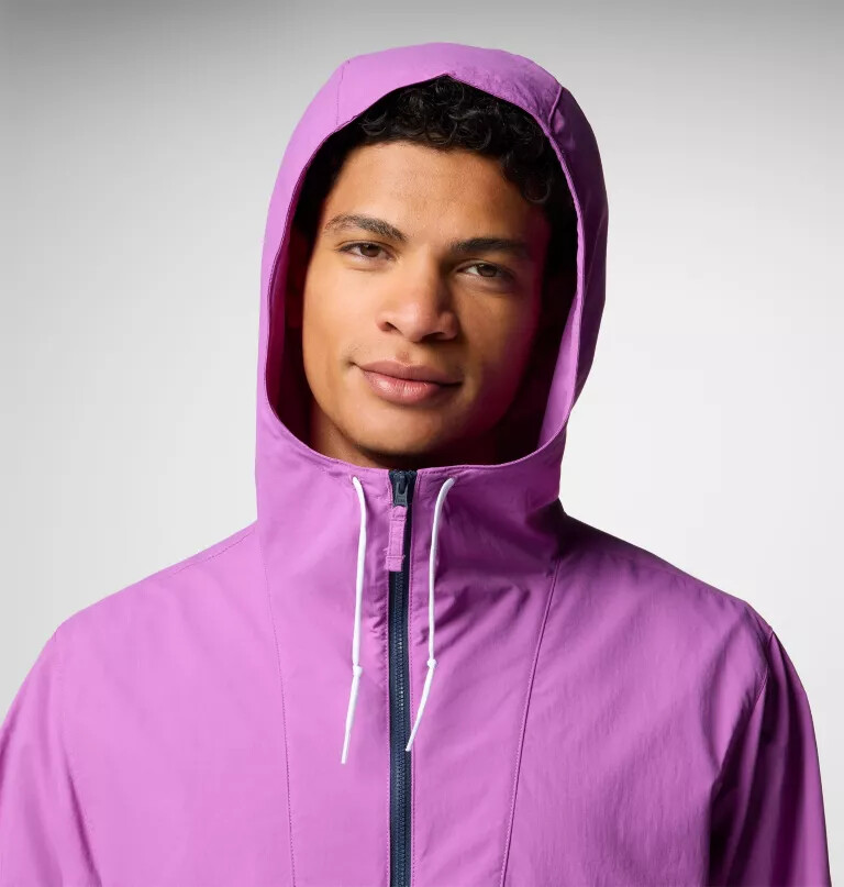 men spire valley hooded windbreaker