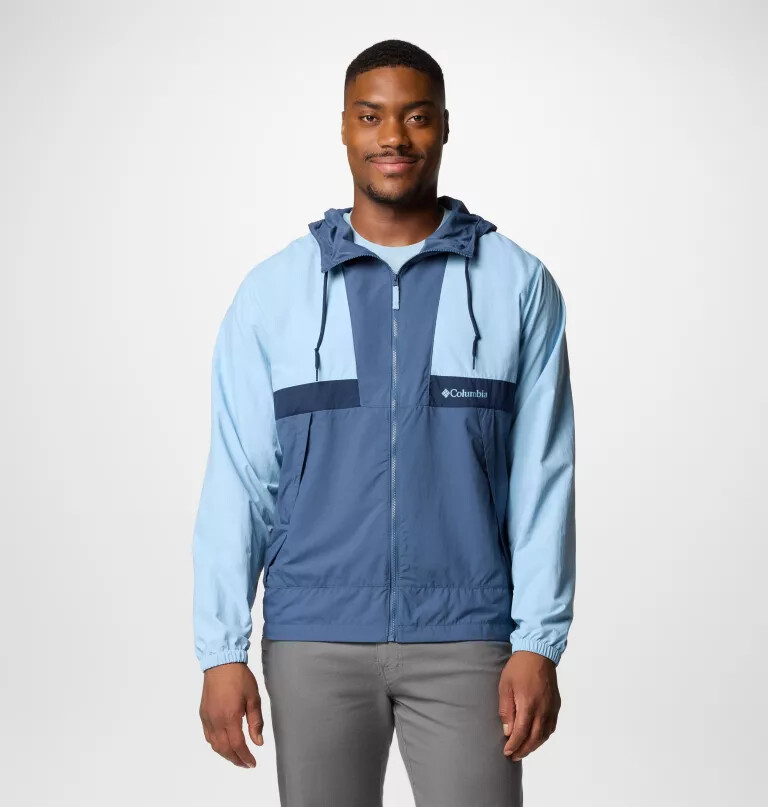 men spire valley hooded windbreaker