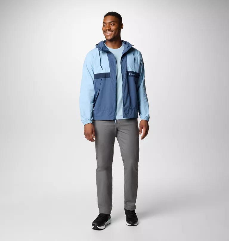men spire valley hooded windbreaker