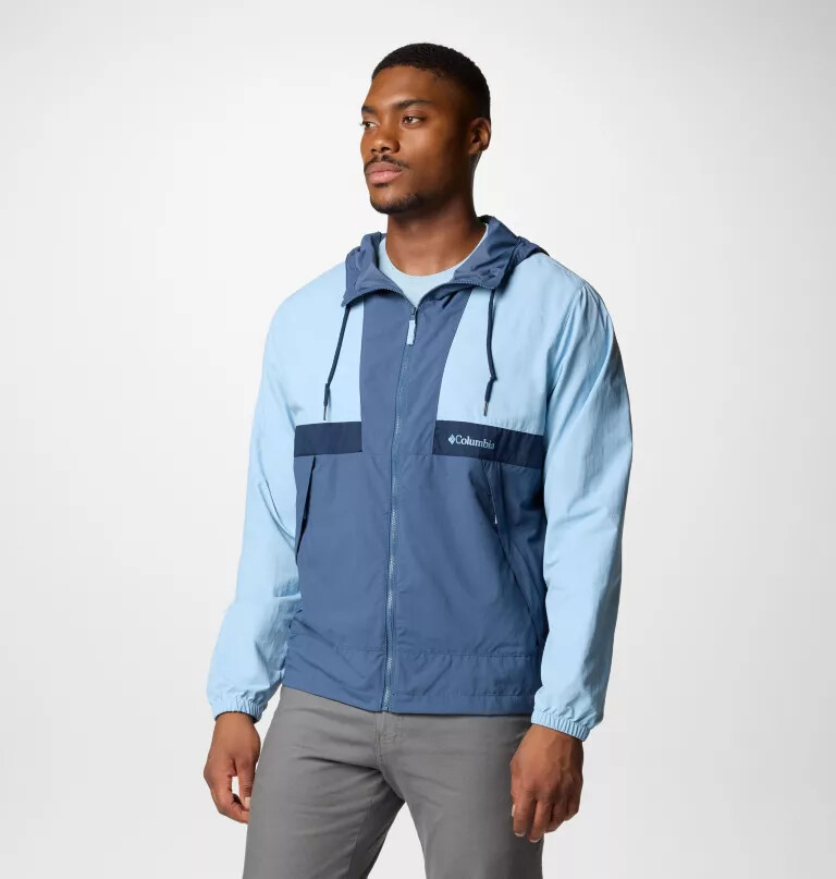 men spire valley hooded windbreaker