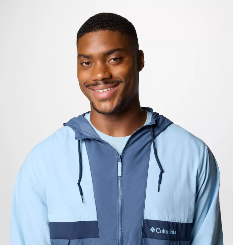 men spire valley hooded windbreaker